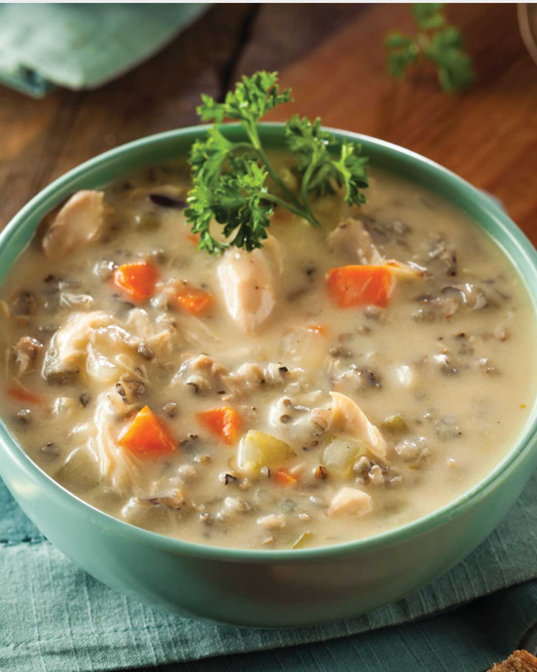 Slightly Spicy Wild Rice Soup