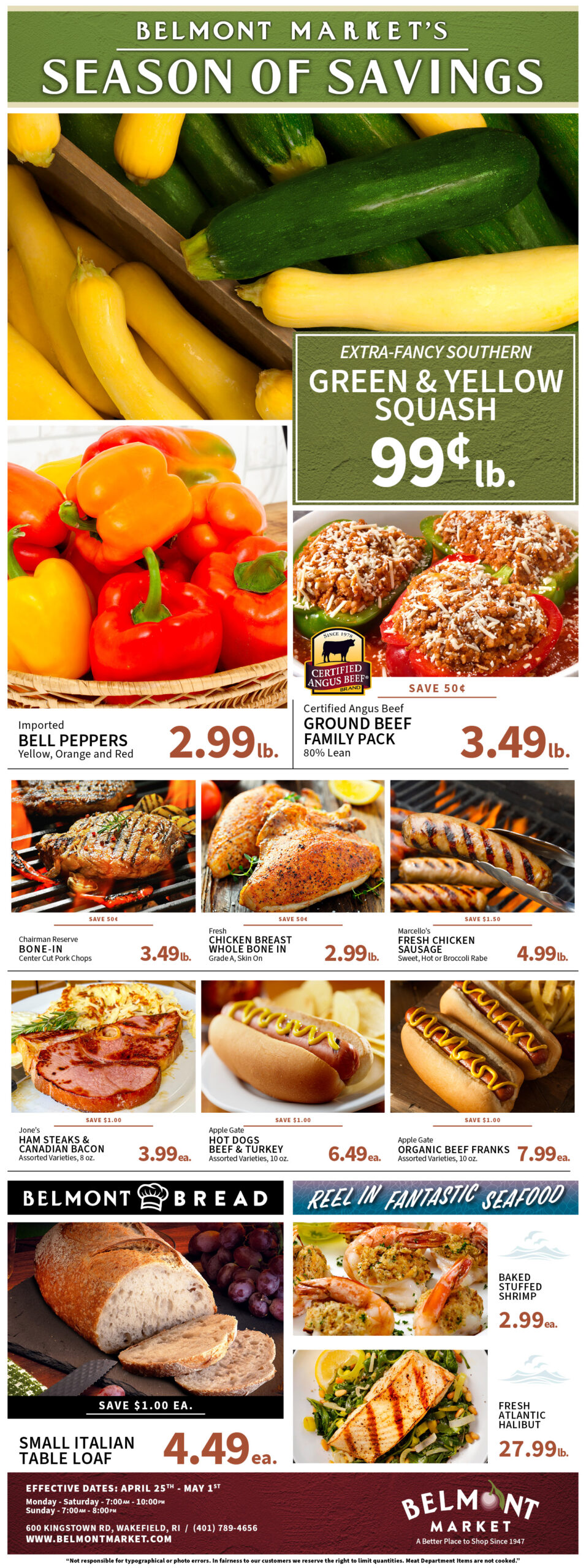 Belmont Market Sales page 1