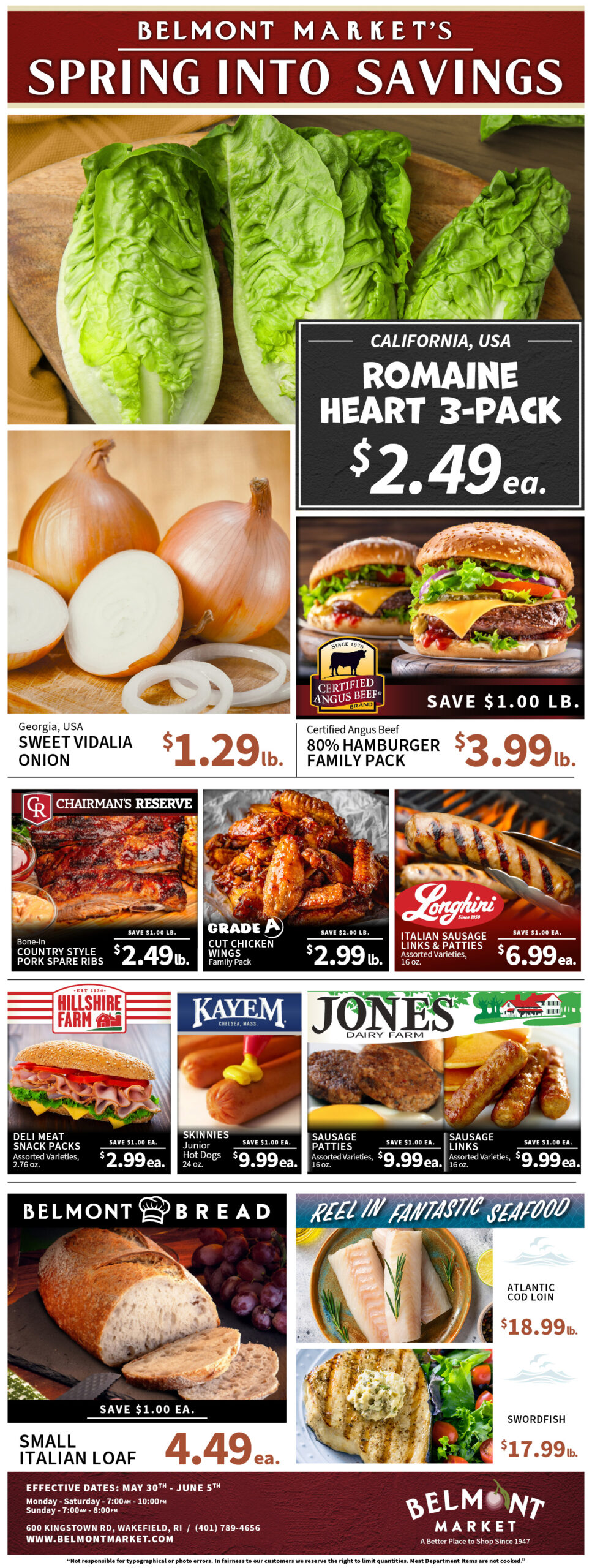 Belmont Market Sales page 1