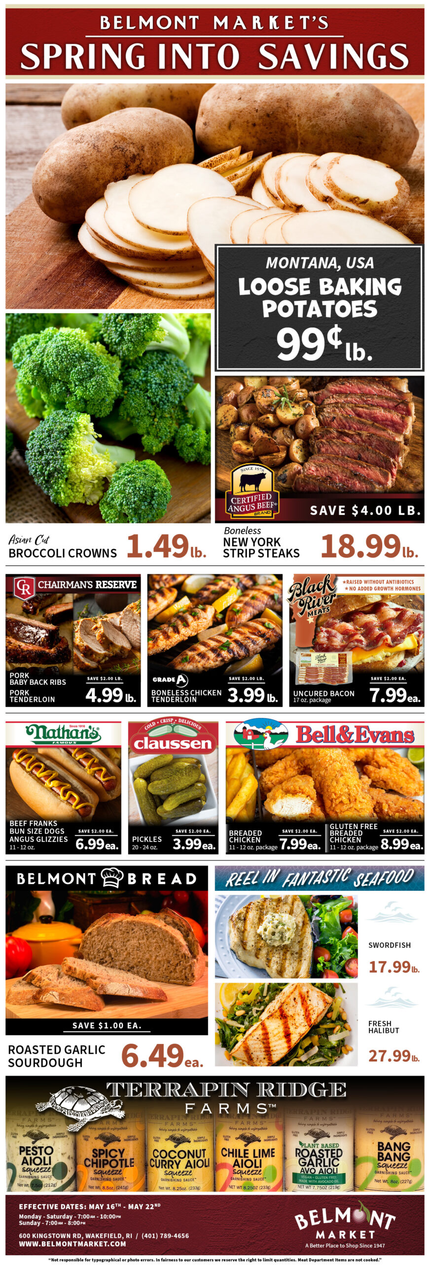 Belmont Market Sales page 1