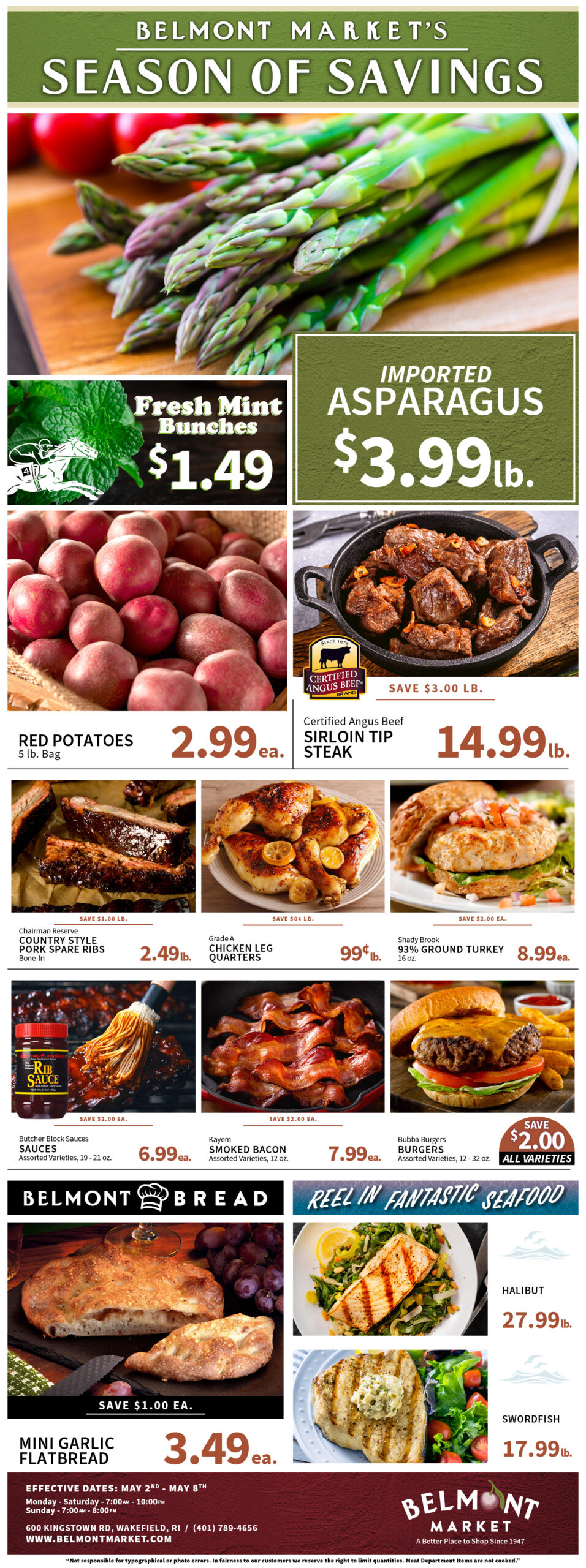Belmont Market Sales page 1