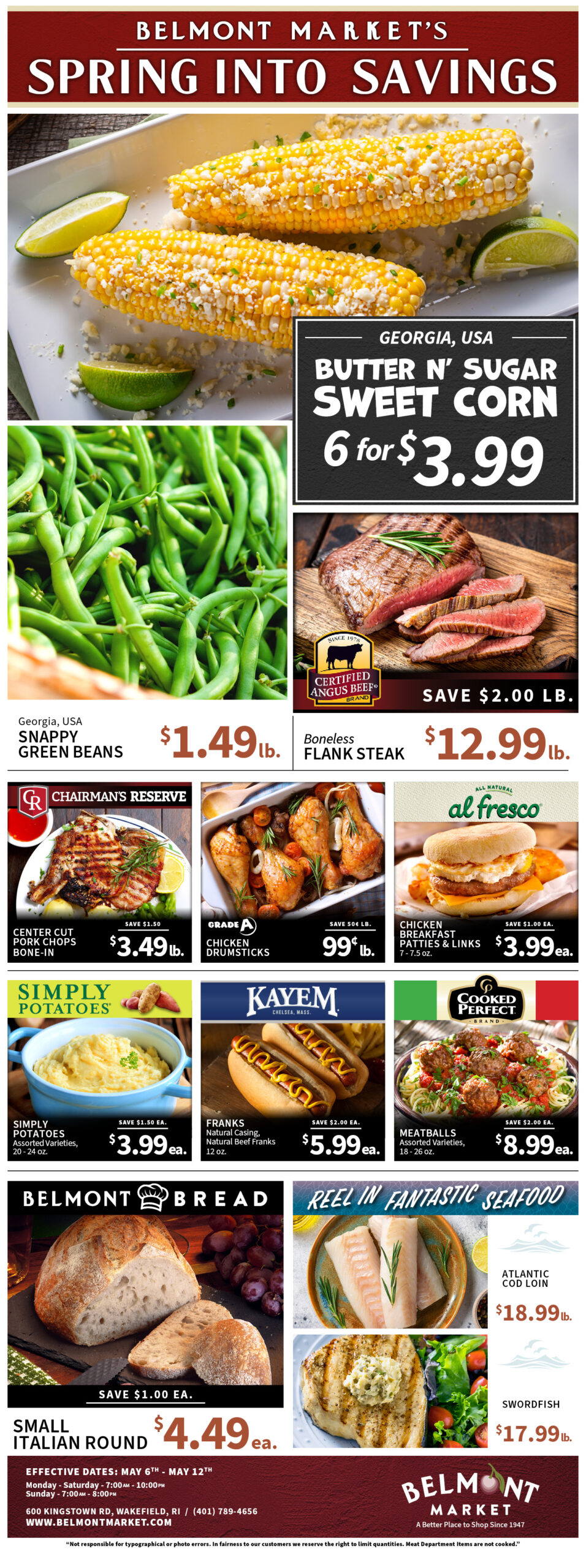 Belmont Market Sales page 1