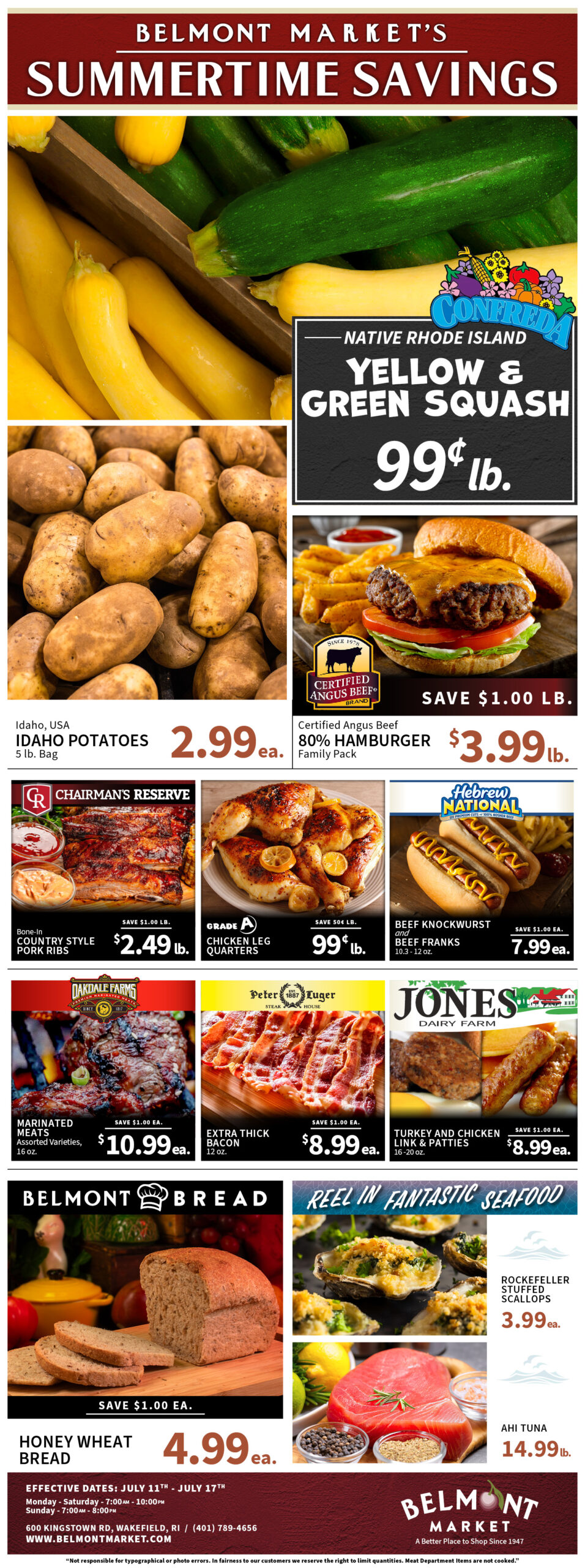 Belmont Market Sales page 1